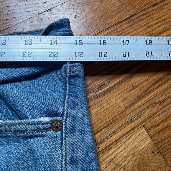 AGOLDE Riley Distressed Straight Crop Jeans Size 26 - Picture 9 of 10